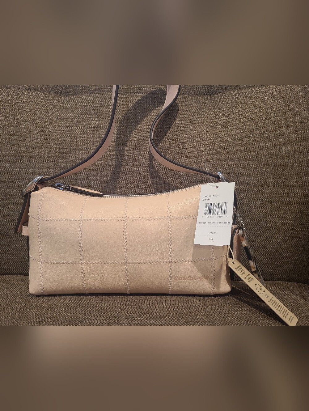Coach / Coachtopia Alter/Ego small slouchy shoulder bag in blush